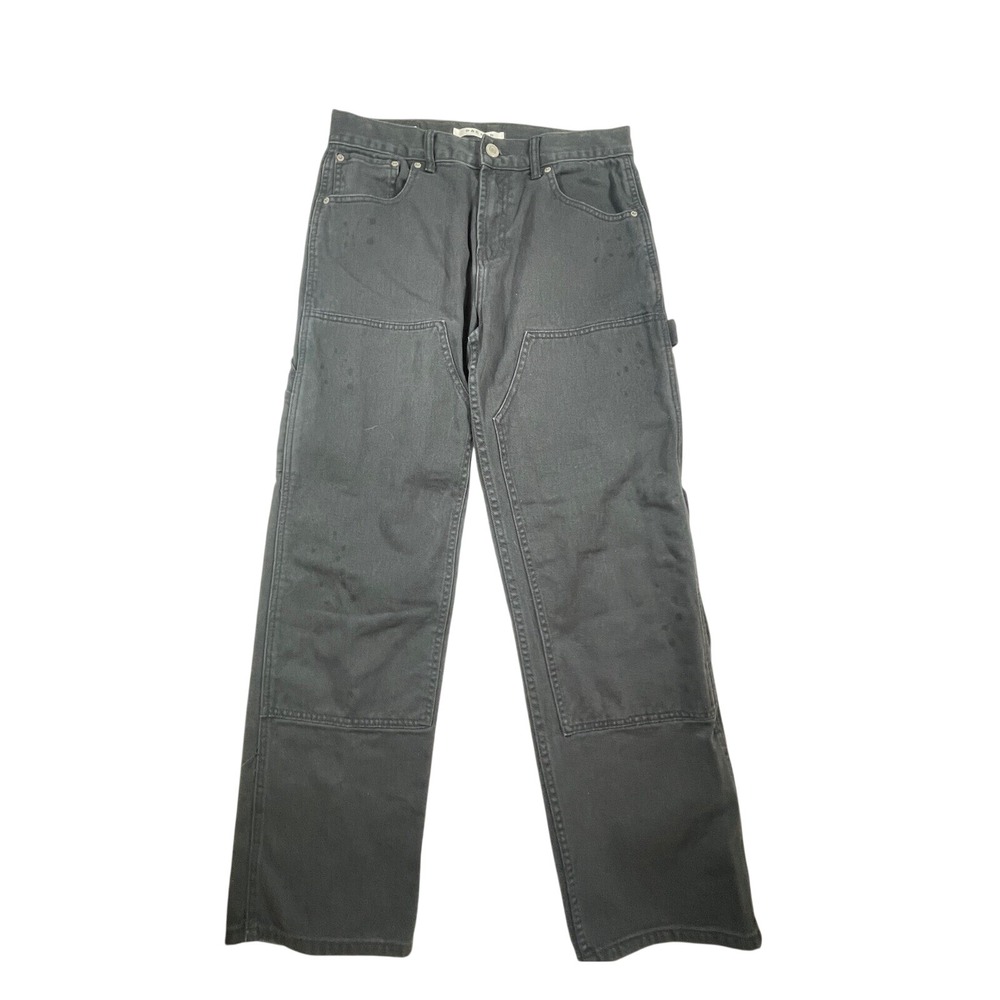 PacSun Carpenter Jeans Black/dk‎ Gray Utility Workwear Style Denim Pants Size 30
